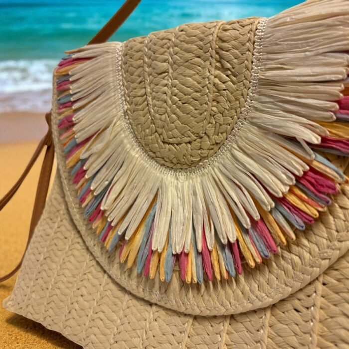 Bolso ANDEL de paja beige zoom