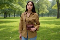 Bolso Bunny Burdeos modelo