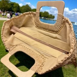 Bolso MORE Beige Claro cremallera