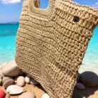 Bolso MORE Beige Claro perfil