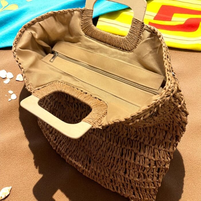 Bolso MORE Beige Oscuro cremallera Bolso MORE Beige Oscuro cremallera