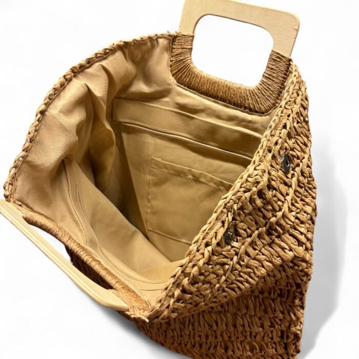 Bolso MORE Beige Oscuro interior Bolso MORE Beige Oscuro interior