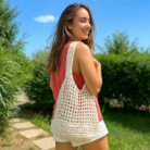 Bolso ROLIA Grande Blanco modelo