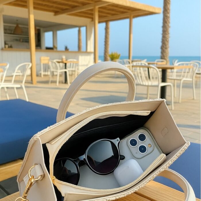 Bolso SIAKO Pequeño Blanco interior