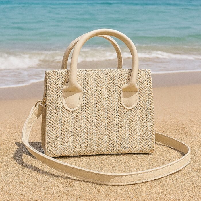 Bolso SIAKO Pequeño Blanco playa