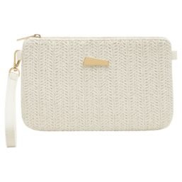 Bolso TINNY Rafia Pequeño Blanco principal