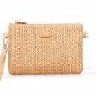 Bolso TINNY Rafia Pequeño Natural fondo blanco