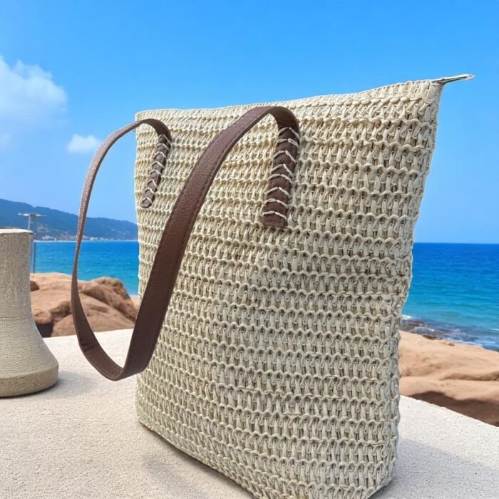 Bolso de playa Malu perfil