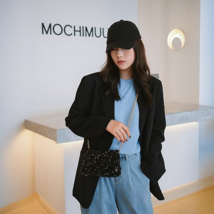 Bolso luna con correa modelo Bolso luna con correa modelo