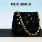 Bolso luna con correa perfil