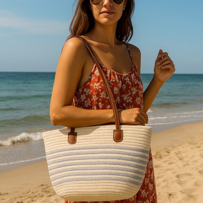 Bolso playa Turiso Azul Modelo Bolso playa Turiso Azul Modelo