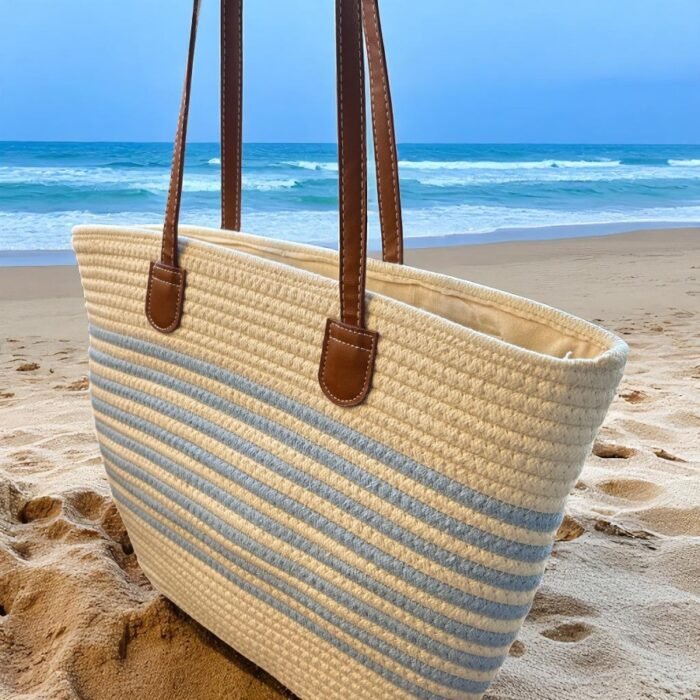 Bolso playa Turiso Azul lado Bolso playa Turiso Azul lado